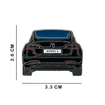 Sticky Metal Badge - Tesla