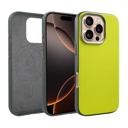 Vegan Leather Case For iPhone 16 Series - Beige