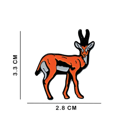 Sticky Metal Badge - Gazelle