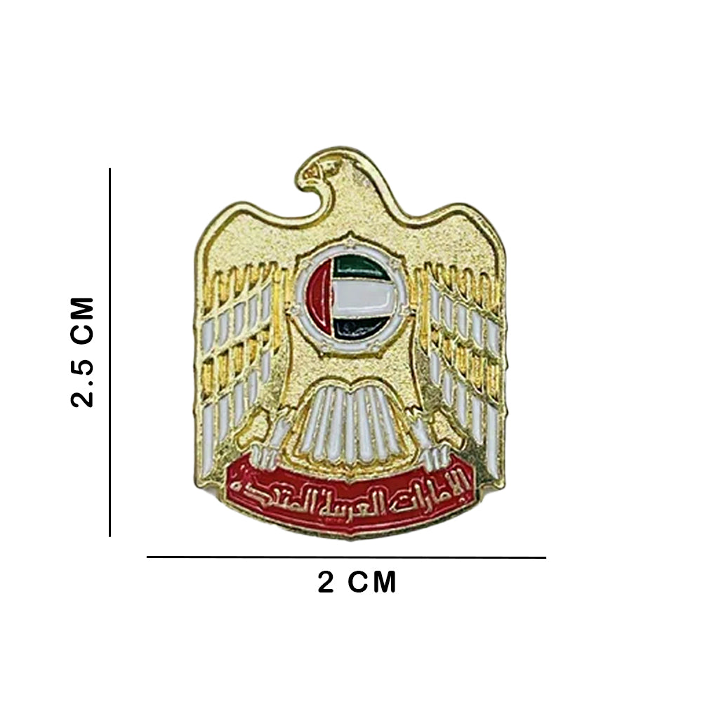 Sticky Metal Badge - Emirates Gold