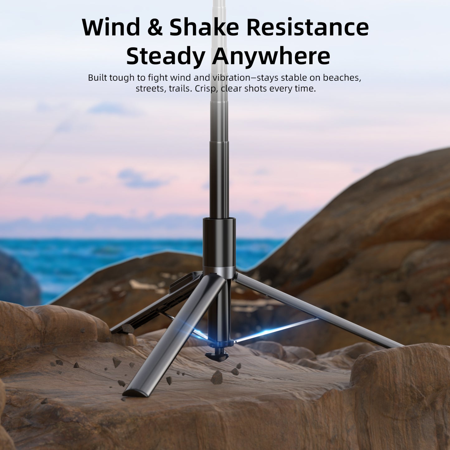 Vyvylabs ZipPop One-Touch Selfie Stick Tripod