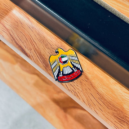 Sticky Metal Badge - Emirates Gold