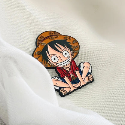 Sticky Metal Badge - Monkey D Luffy