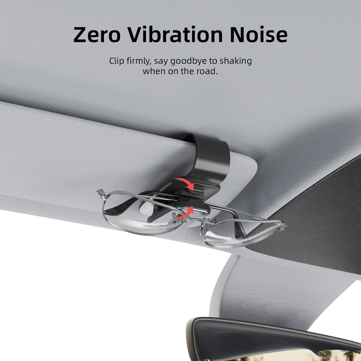 Vyvylabs Cool Drive Vehicle Eyewear Clip (Clamping Type ) - Black