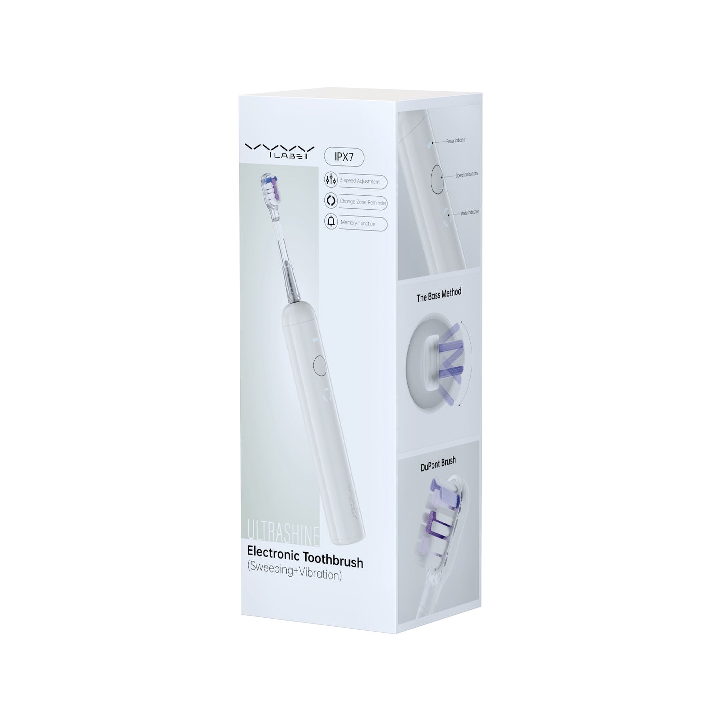 Vyvylabs Ultra shine Electronic Toothbrush Sweeping & Vibration