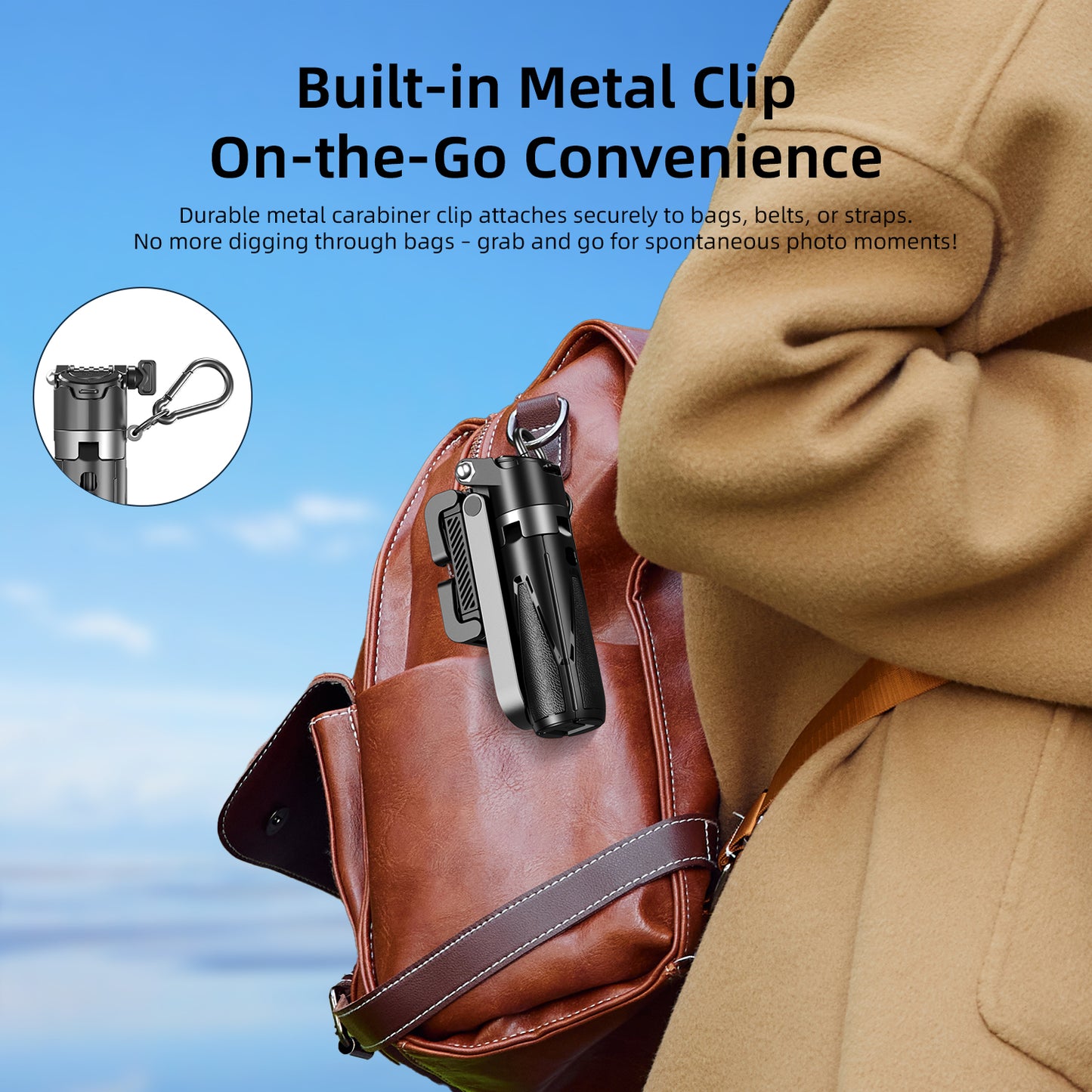 Palm Super Mini Multifunctional Selfie Stick With Tripod