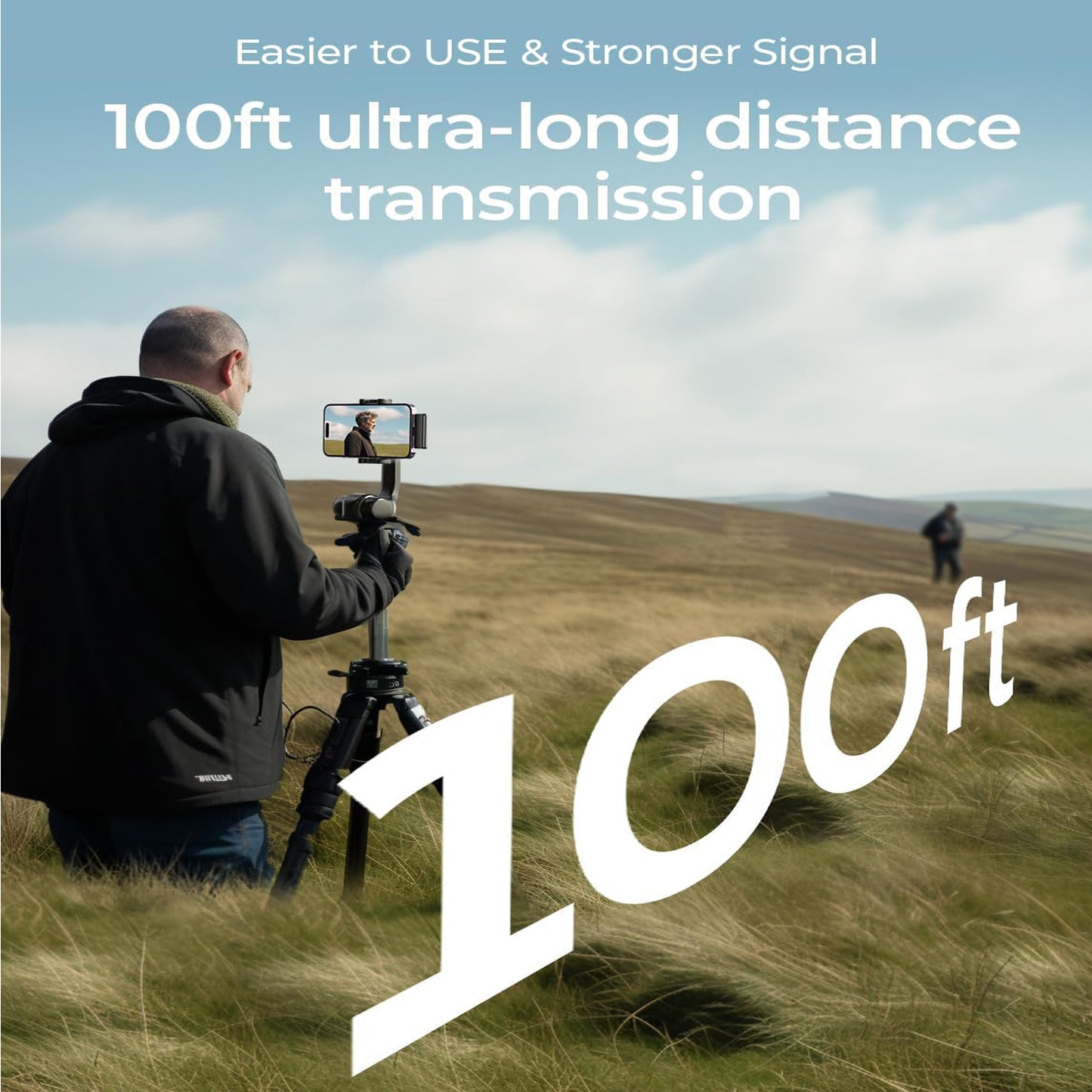 LISEN Wireless Lavalier Microphone with Noise Cancellation