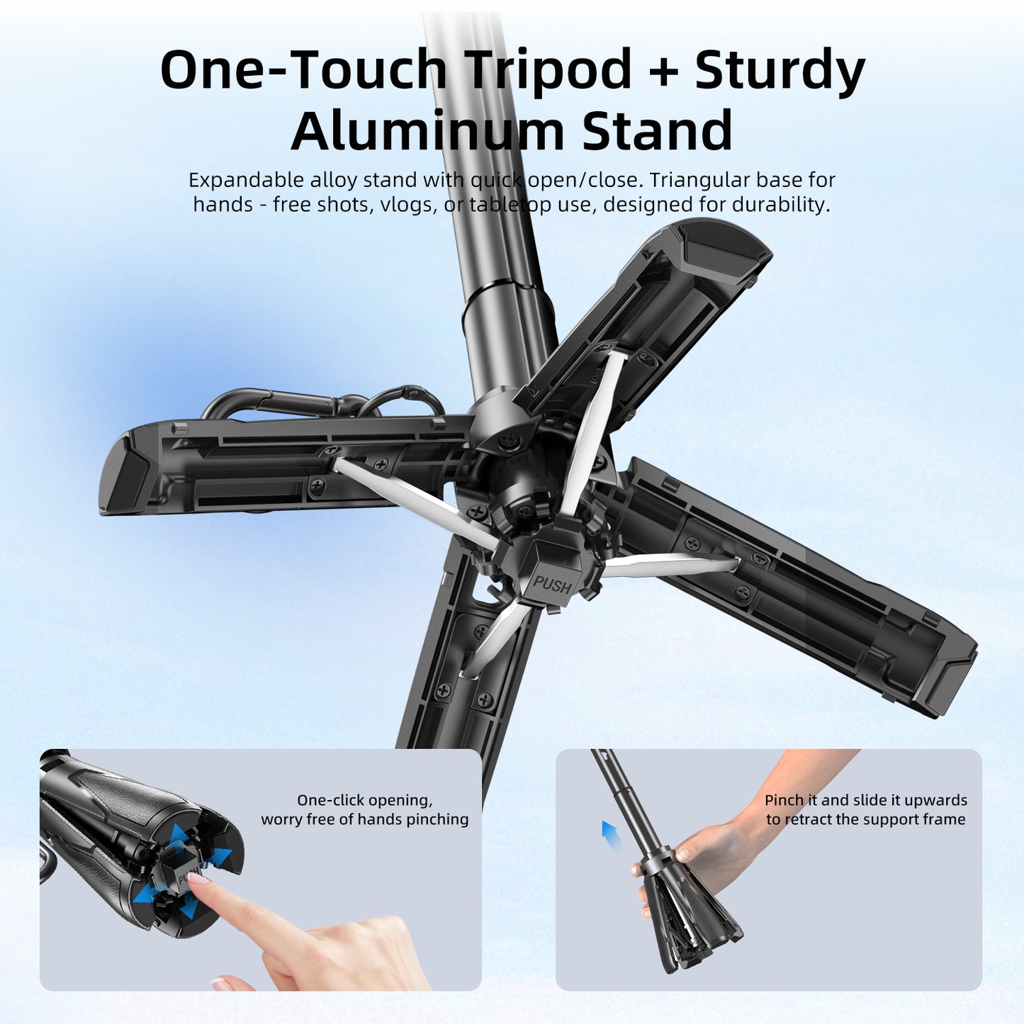 Palm Super Mini Multifunctional Selfie Stick With Tripod
