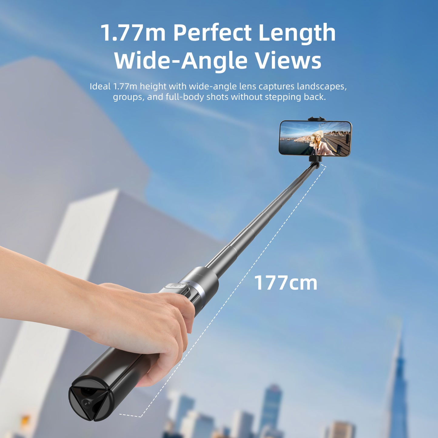 Vyvylabs ZipPop One-Touch Selfie Stick Tripod