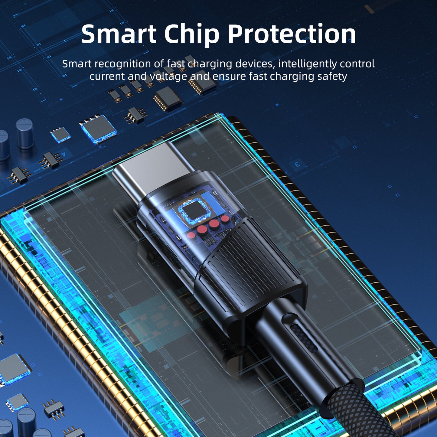 Vyvylabs Superb Series Fast Charging Cable Type-C to Type-C 100W 1M