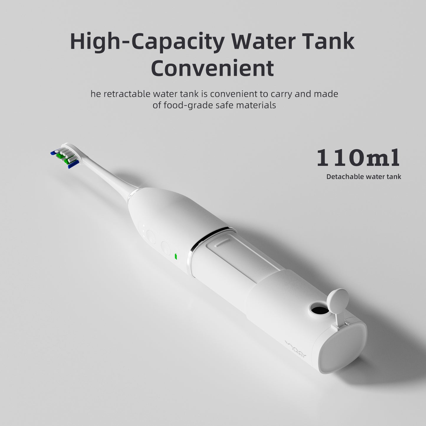 Vyvylabs Aqua 2-in-1 Portable Electronic Toothbrush with Water Flosser