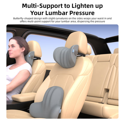 Vyvylabs Drive Ease Series Quick-drying Lumbar Pillow