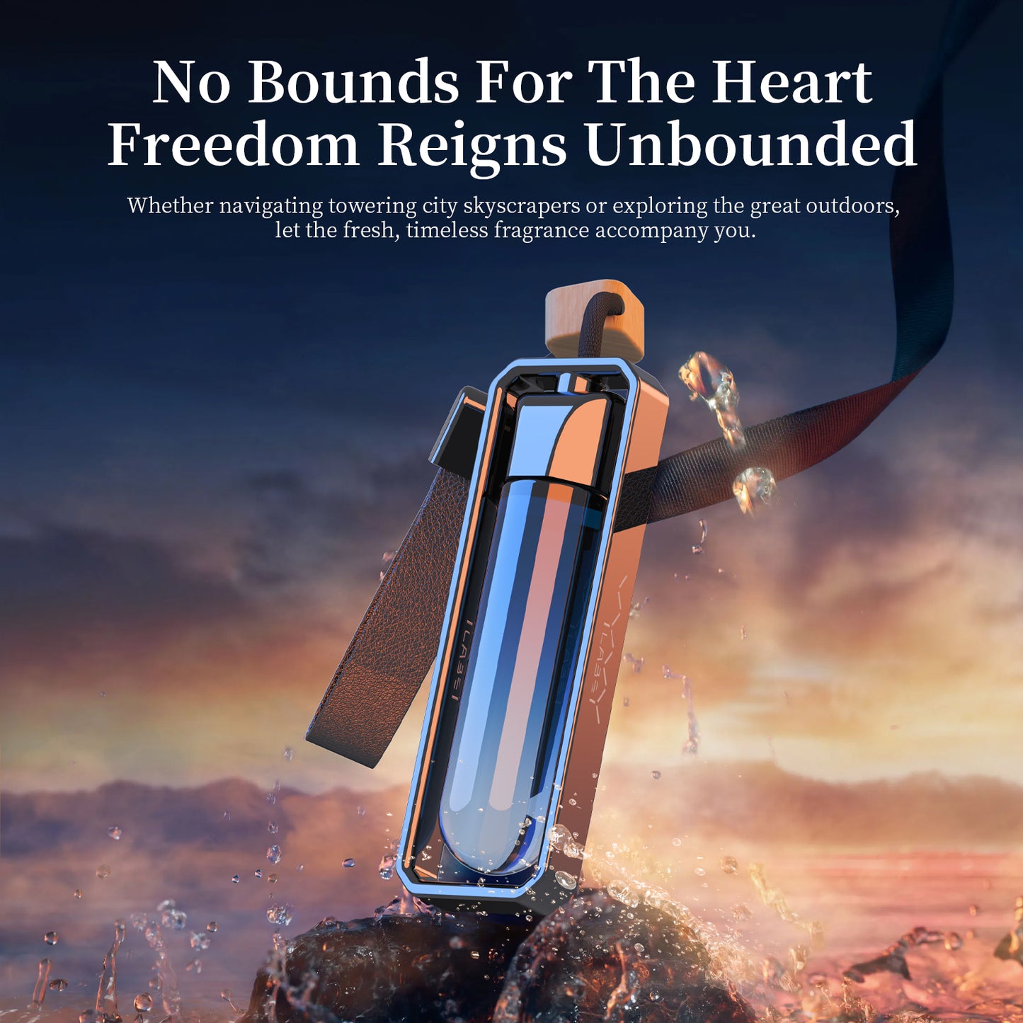 Ripple Series Car Hanging Air Freshener - Red