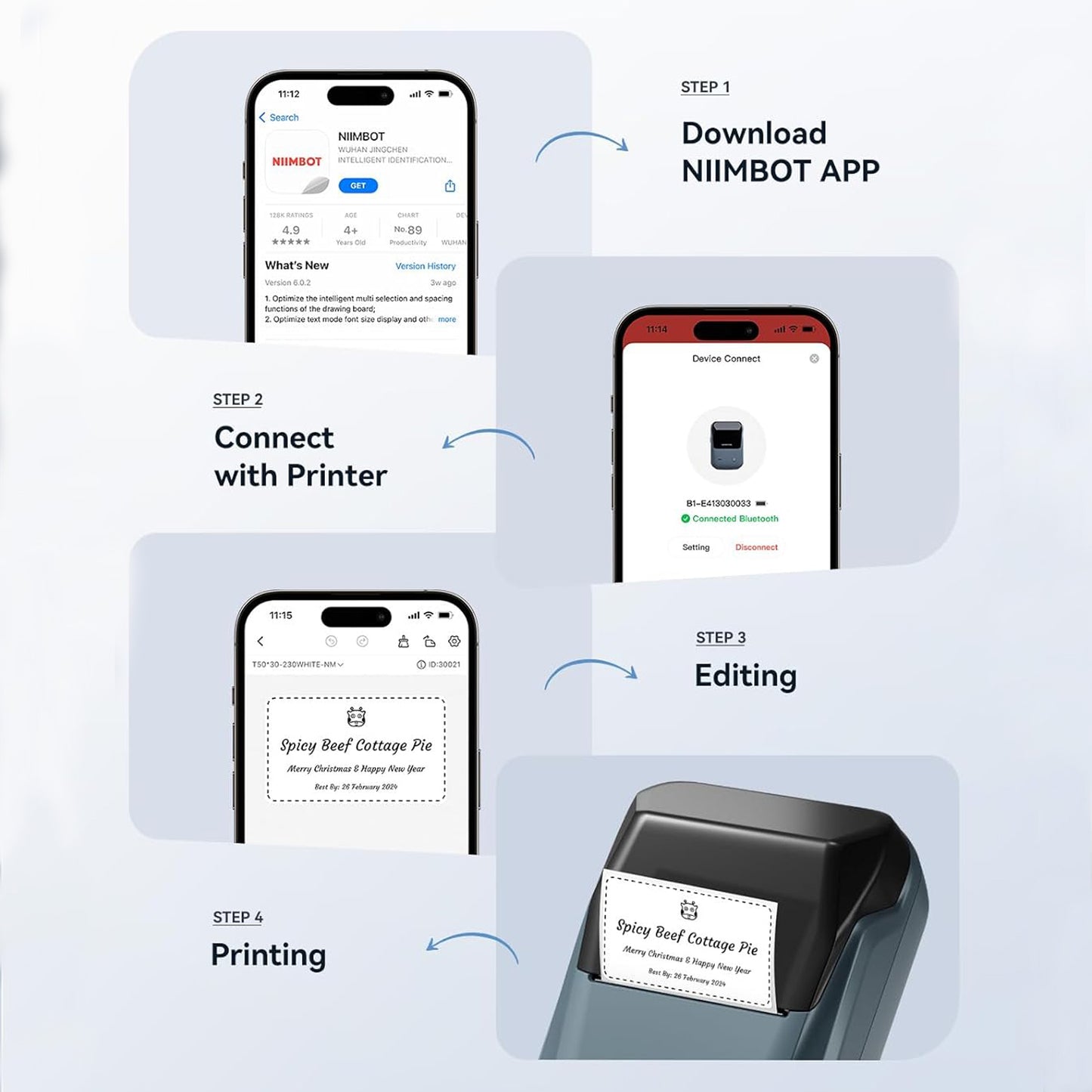 Niimbot B1 Portable Label Maker