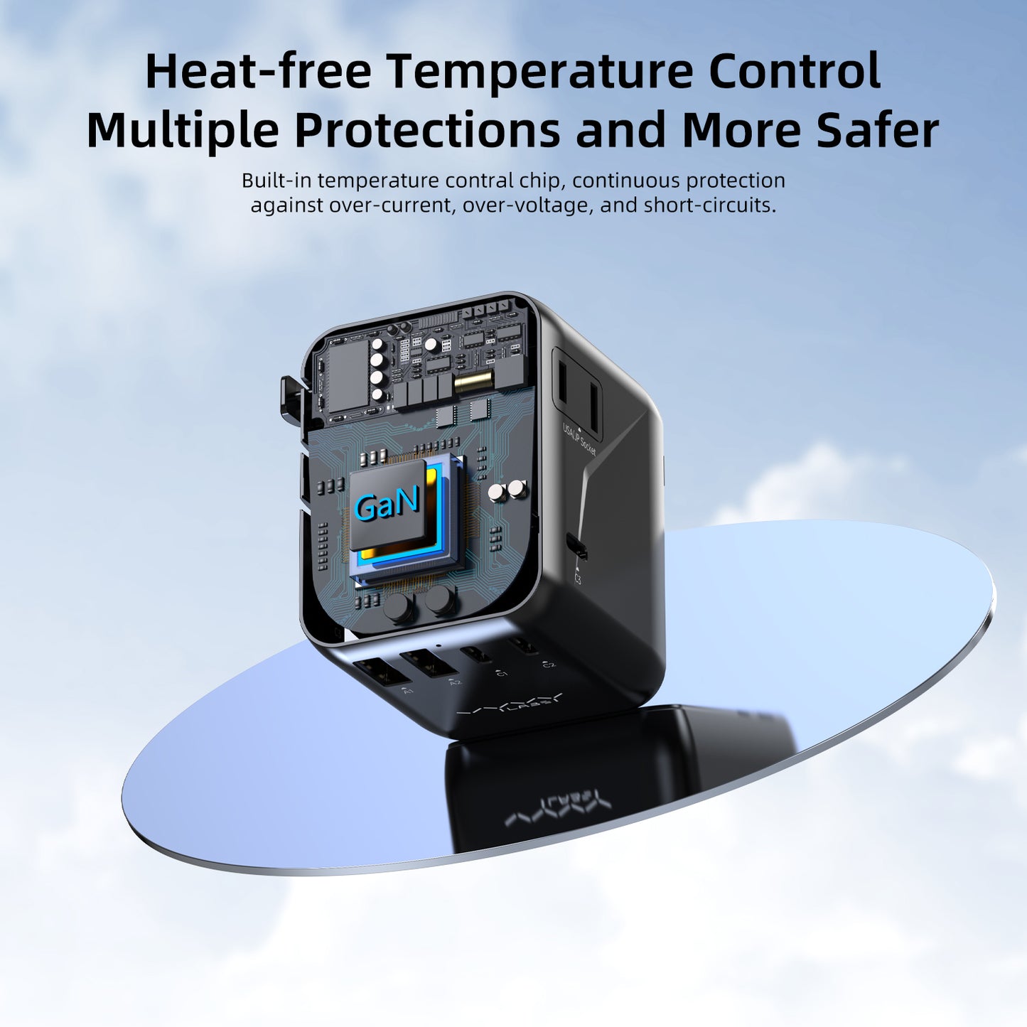 Explorer Series 5 Ports + AC Fast Charger Travel Adapter 35W