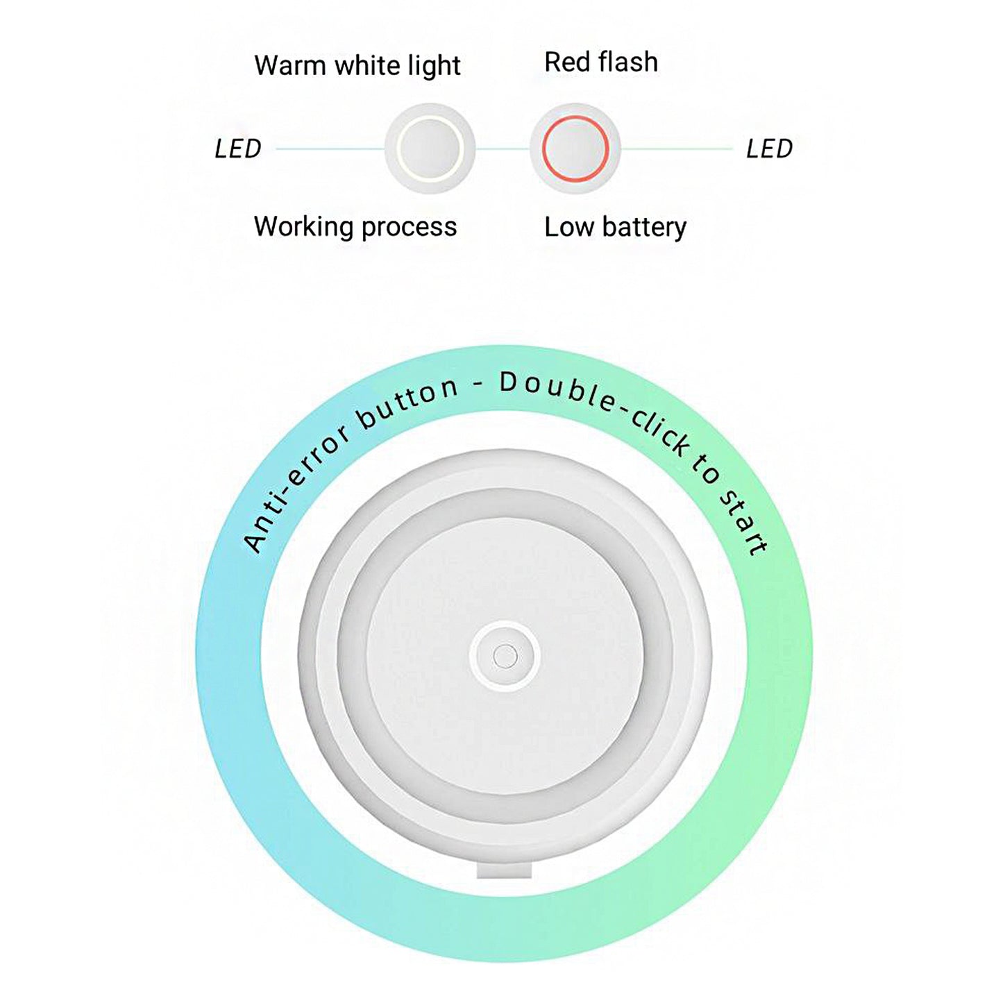 Portable Mini Blender Smoothie Maker 450 ML - Pink