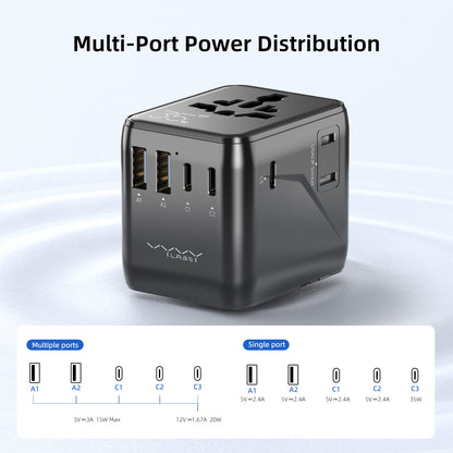 Explorer Series 5 Ports + AC Fast Charger Travel Adapter 35W