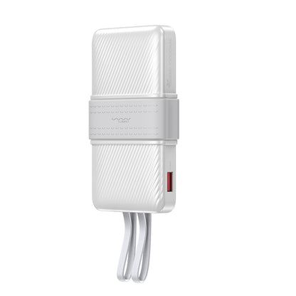 Vyvylabs Creamy Power Bank 10000mAh 20W With Dual Cable C+L - White