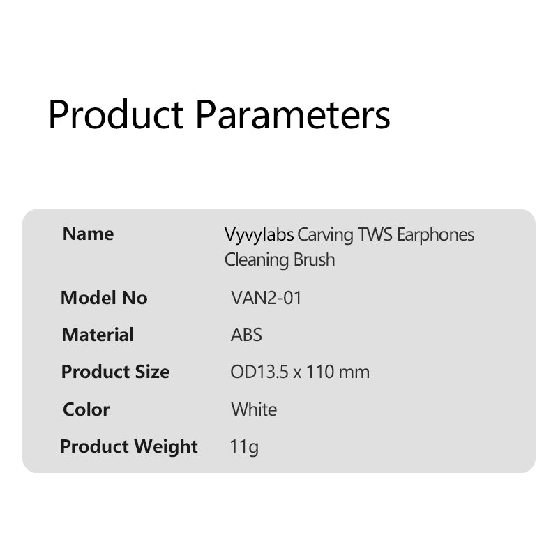 Vyvylabs Carving TWS Earphones Cleaning Brush