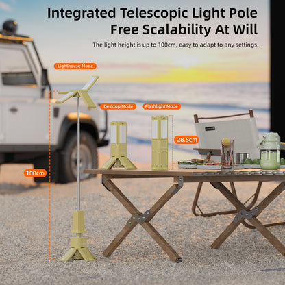 Vyvylabs 4-leaf Multifunctional Outdoor Strong Light for Camping (6000LM)