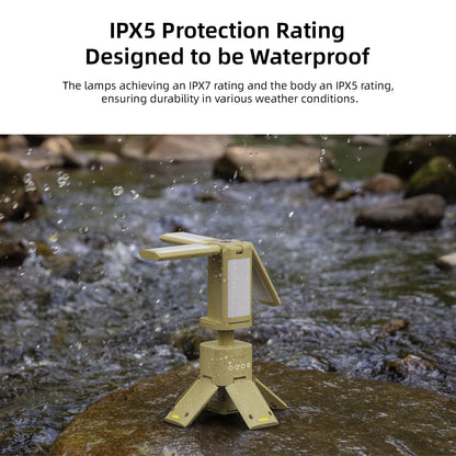 Vyvylabs 4-leaf Multifunctional Outdoor Strong Light for Camping (6000LM)