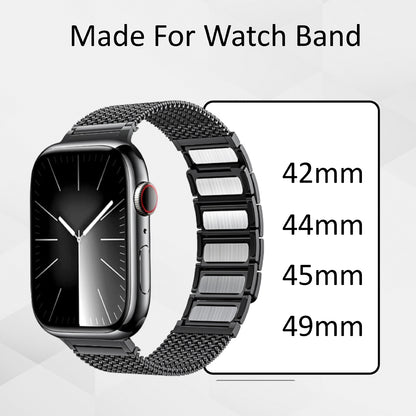 Apple Watch Magnetic steel Band – Silver