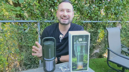 Vyvylabs X1 Flaming Multifunctional Outdoor Light Wireless Speaker + With Powerbank